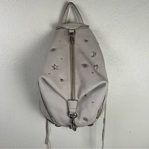Rebecca Minkoff Julian Moon and Star Charm Backpack in Gray